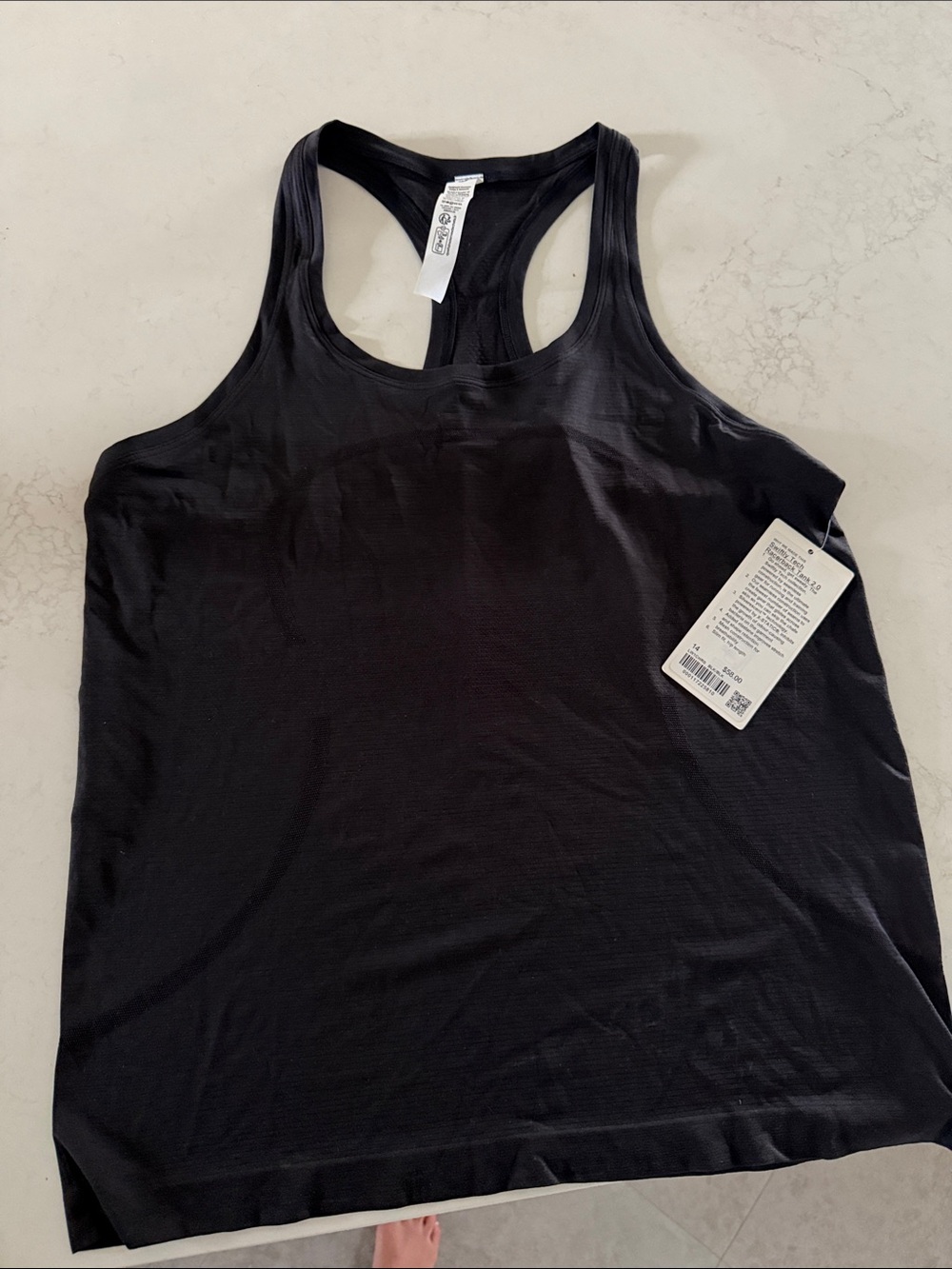 Black Racerback Tank Top - lulu lemon